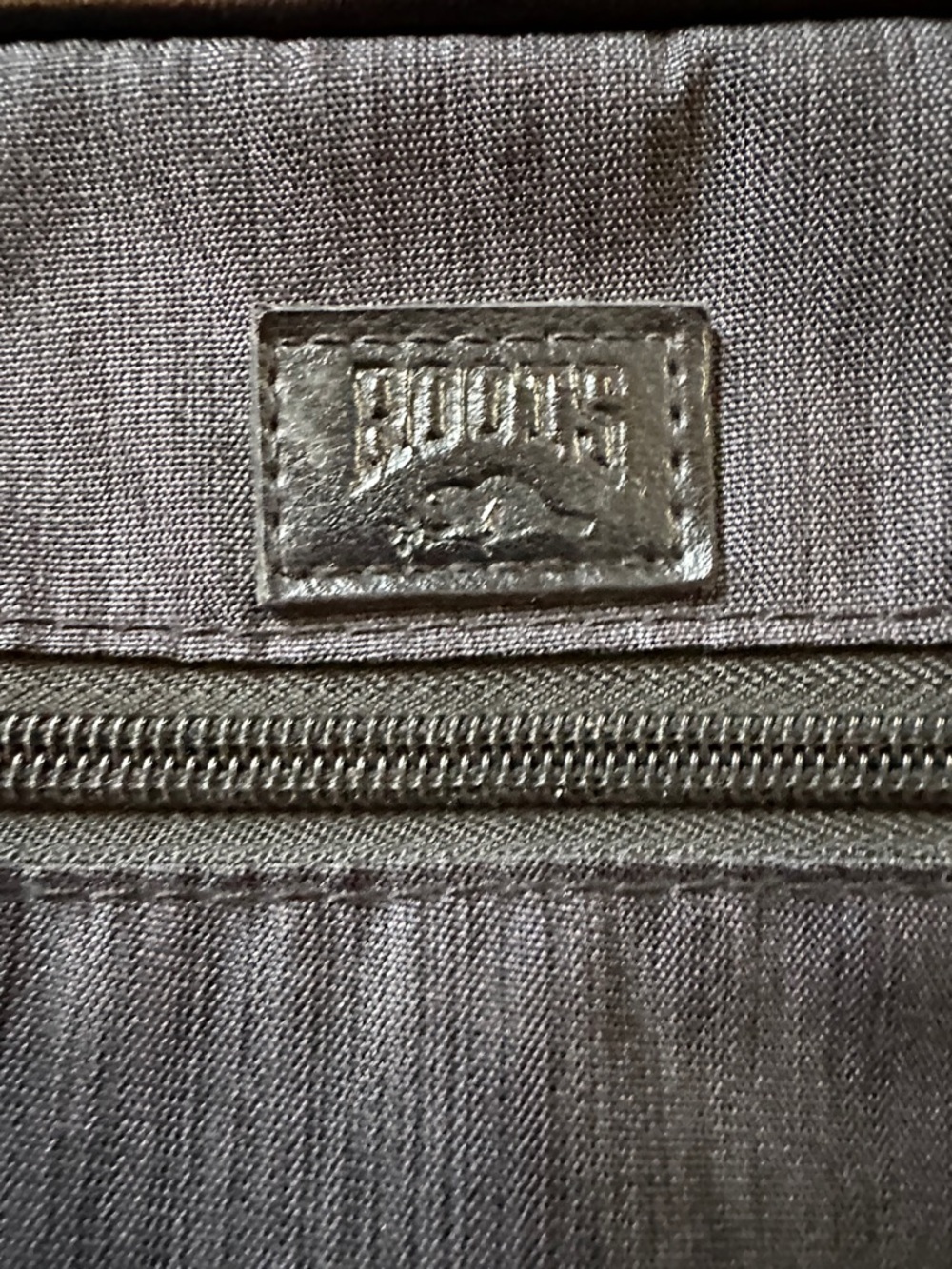 ROOTS Y2K Minimalist Black Compact Canvas Backpack - Picture 3 of 12